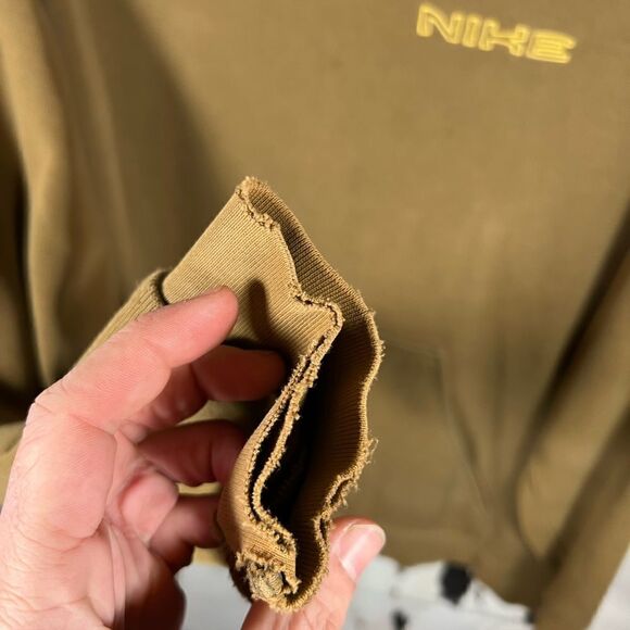 Vintage Nike Corduroy Hoodie - Picture 9 of 12
